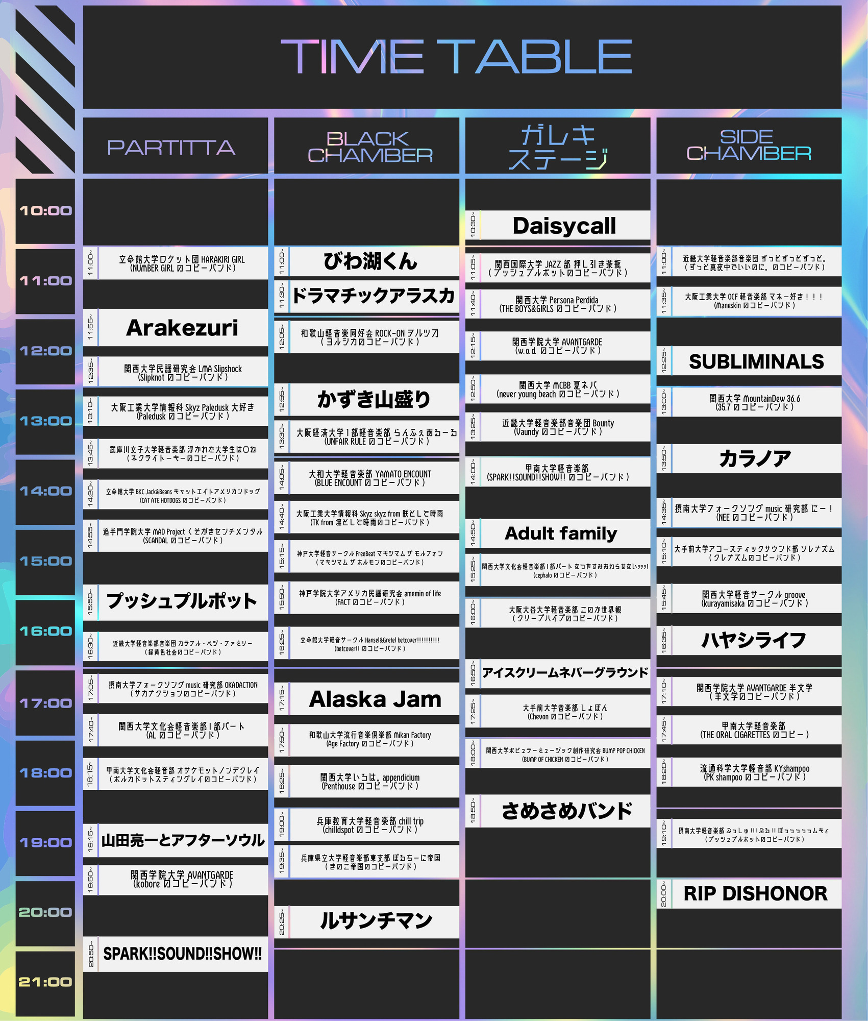 BASS ON TOP presents 「SOUND SHOCK2025」＠クリエイティブセンター